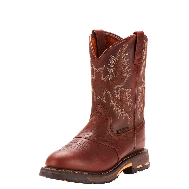 Ariat Workhog Pull-On - Miesten Ruskea Työsaappaat ( HKCITP-743 )